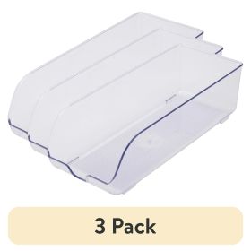 (3 pack) Clear Plastic Refrigerator Soda Can Dispenser (3 pack) Clear Plastic Refrigerator Soda Can Dispenser