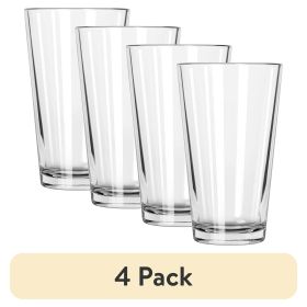 (4 pack) 160 oz Milk Beer Everyday Clear Pint Glass (4 pack) 160 oz Milk Beer Everyday Clear Pint Glass